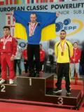 Владислав Єрмішин здобув «золото» чемпіонату Європи з класичного пауерліфтингу серед юніорів