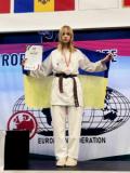 Софія Бичик із Курахового здобула «бронзу» чемпіонату Європи з карате WKC